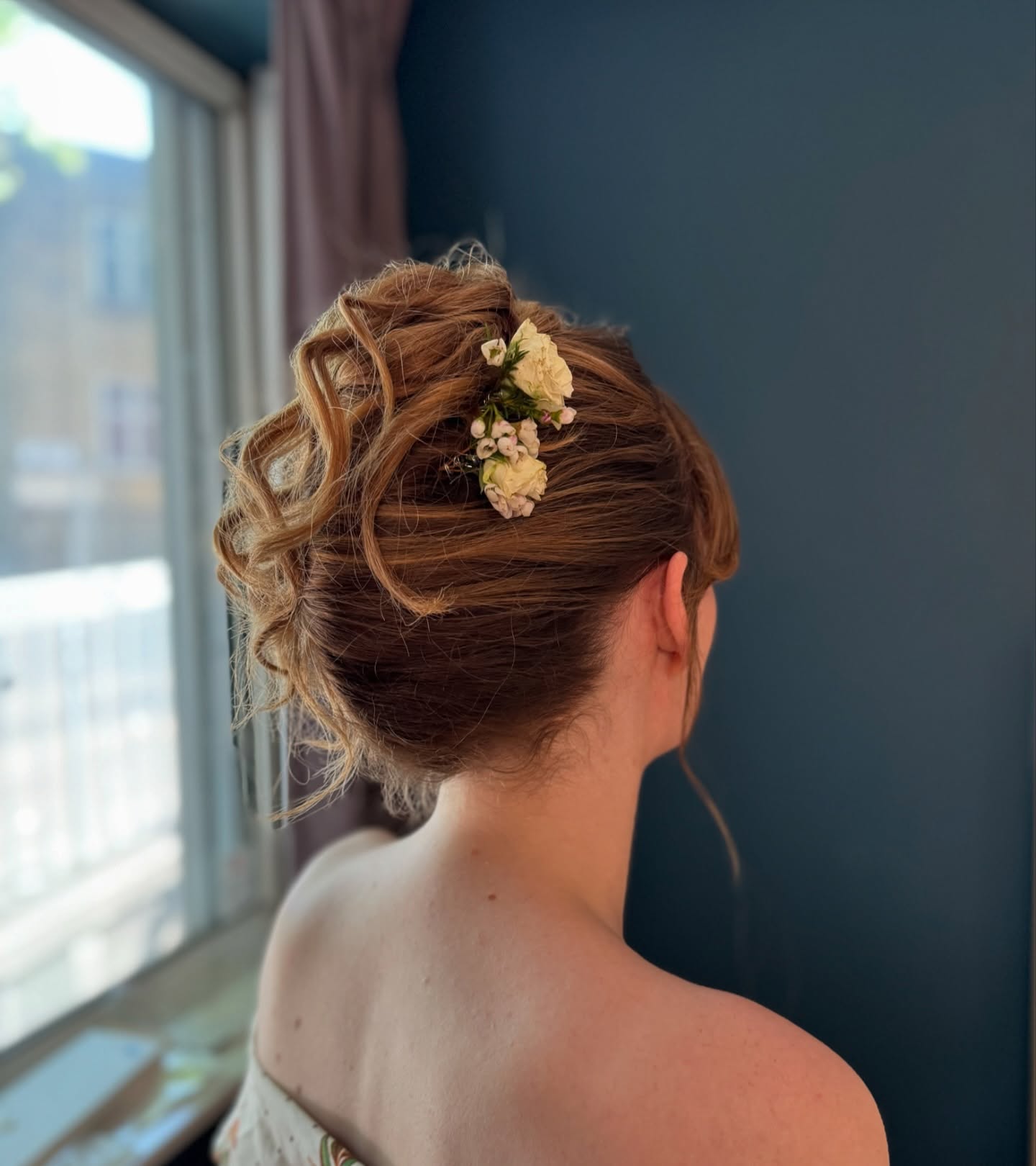 Classic bridal hairstyle